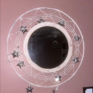 Starry Round Wall Mirror